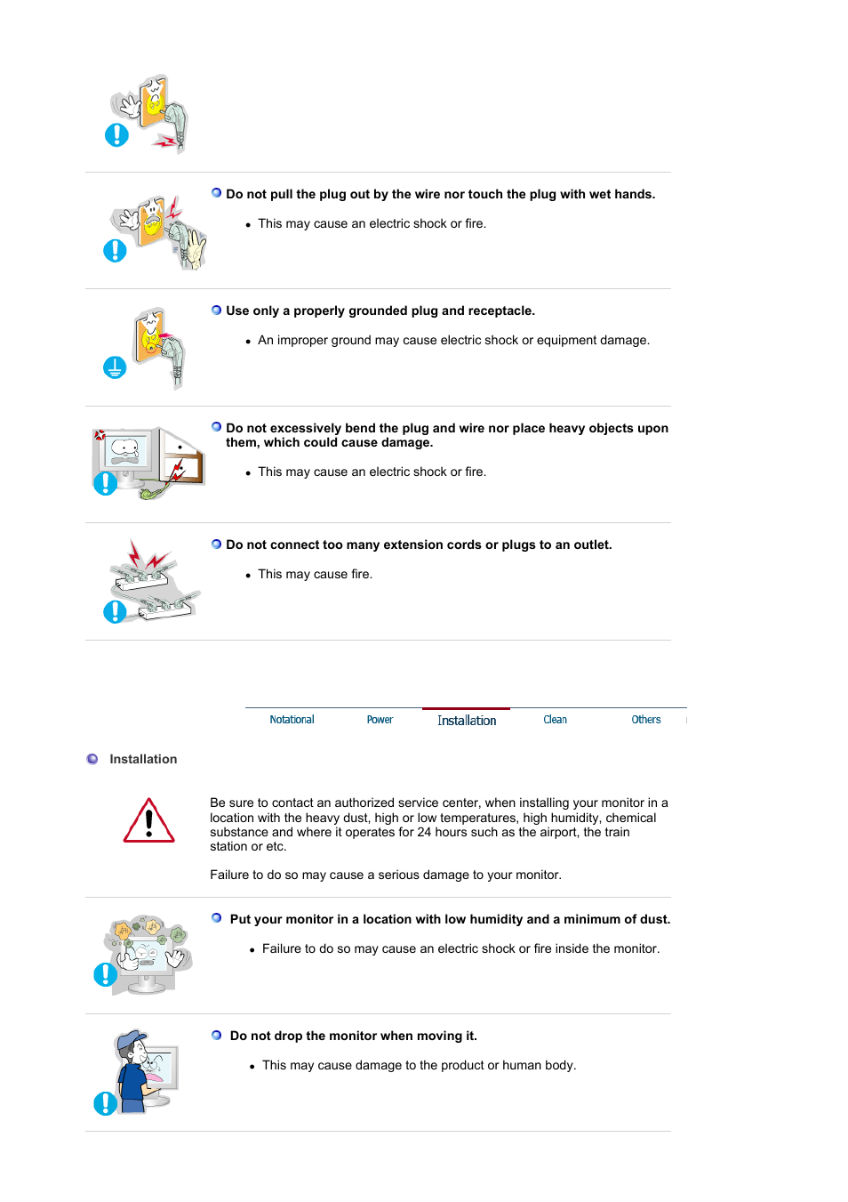 Installation | Samsung MJ19ESKB User Manual | Page 3 / 87