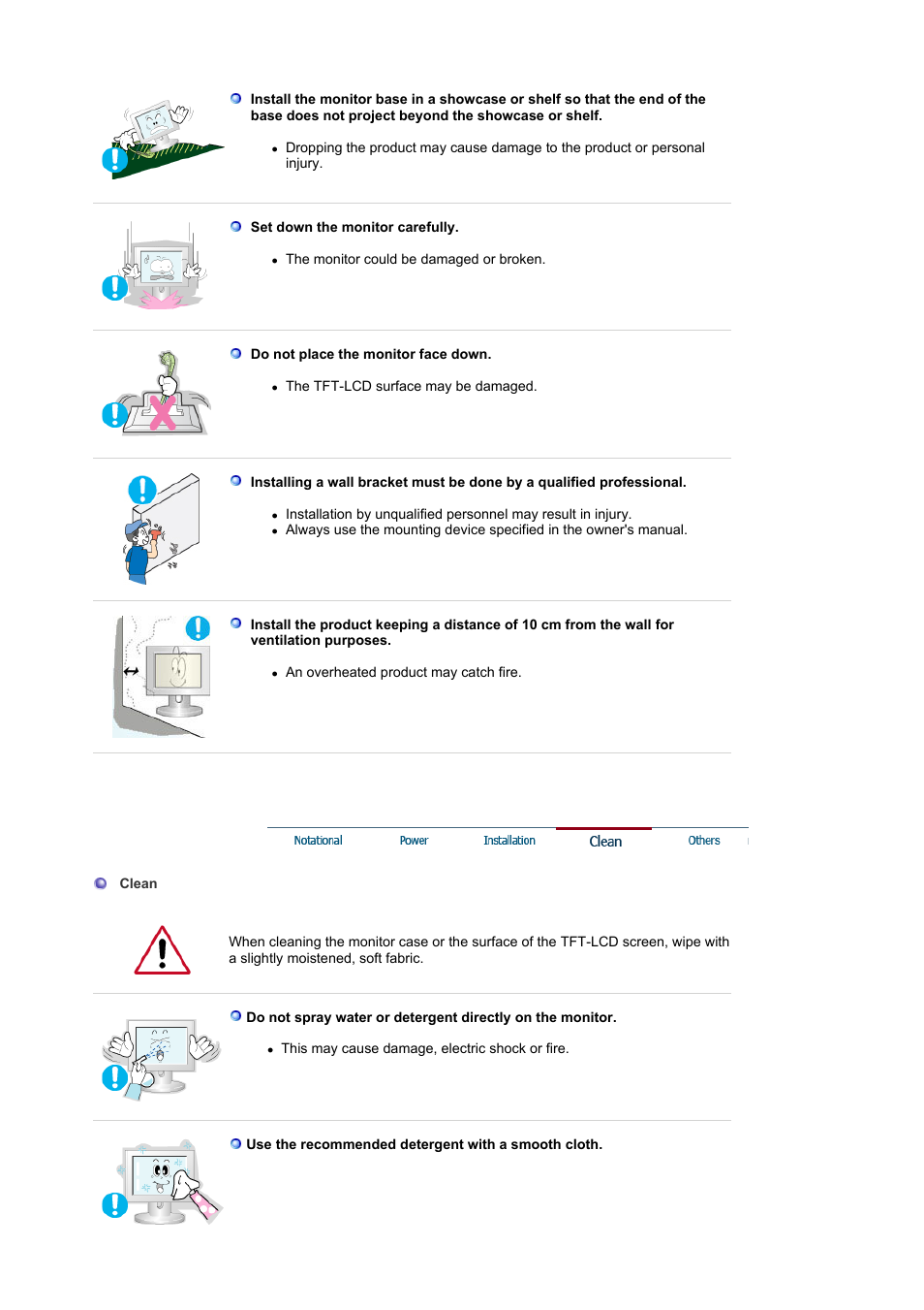 Clean | Samsung MJ19ESKB User Manual | Page 4 / 87