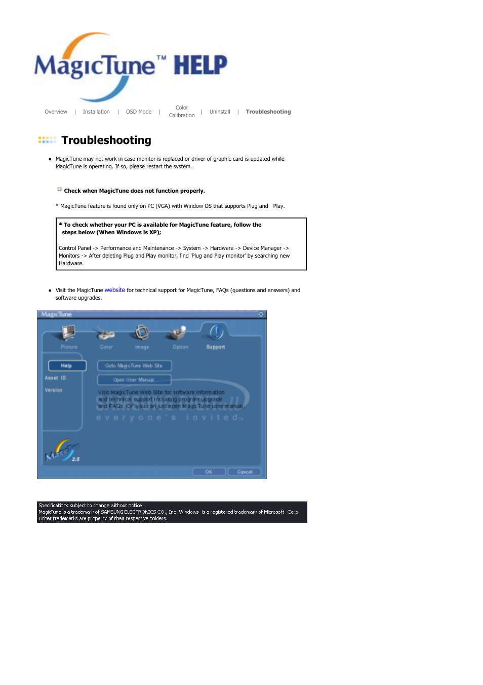 Troubleshooting | Samsung MJ19ESKB User Manual | Page 56 / 87