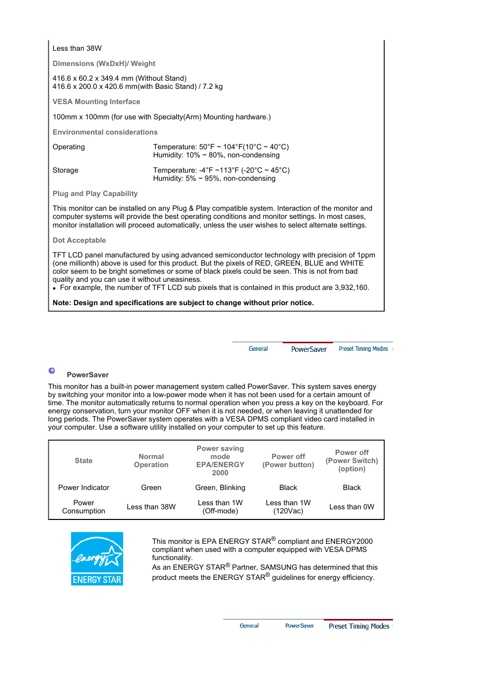 Samsung MJ19ESKB User Manual | Page 72 / 87