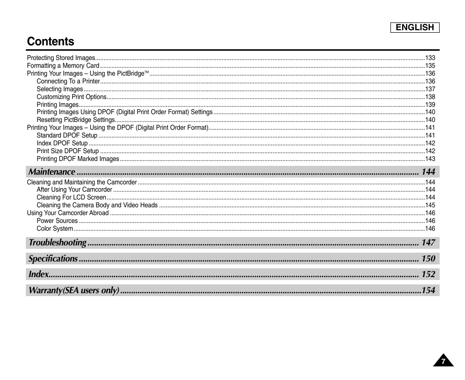 Samsung SC-D6550-XAC User Manual | Page 11 / 160