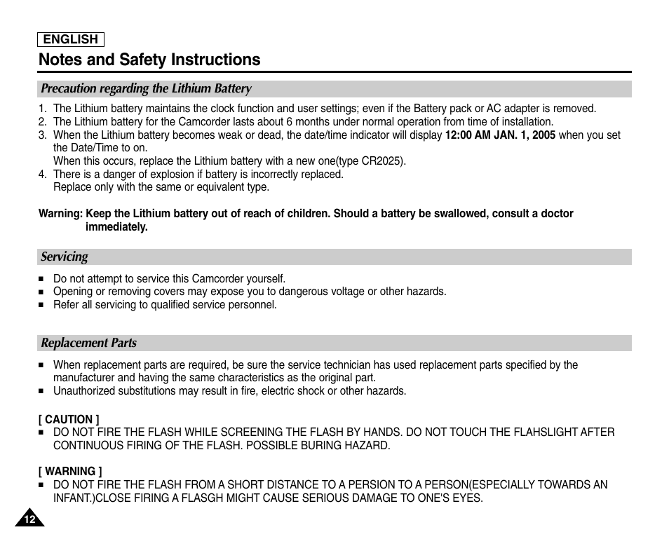 Samsung SC-D6550-XAC User Manual | Page 16 / 160