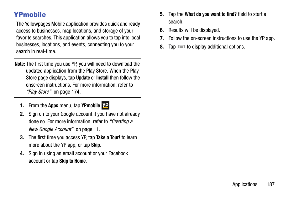 Ypmobile | Samsung SGH-I747MBAATT User Manual | Page 195 / 203