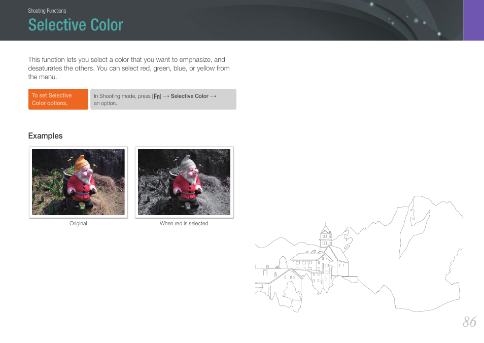 Selective color | Samsung EV-NX20ZZBSBUS User Manual | Page 87 / 188