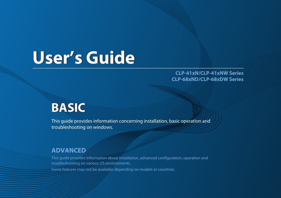 Samsung CLP-415NW-XAA User Manual | 270 pages