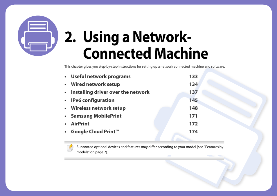 Using a network- connected machine | Samsung CLP-415NW-XAA User Manual | Page 131 / 270