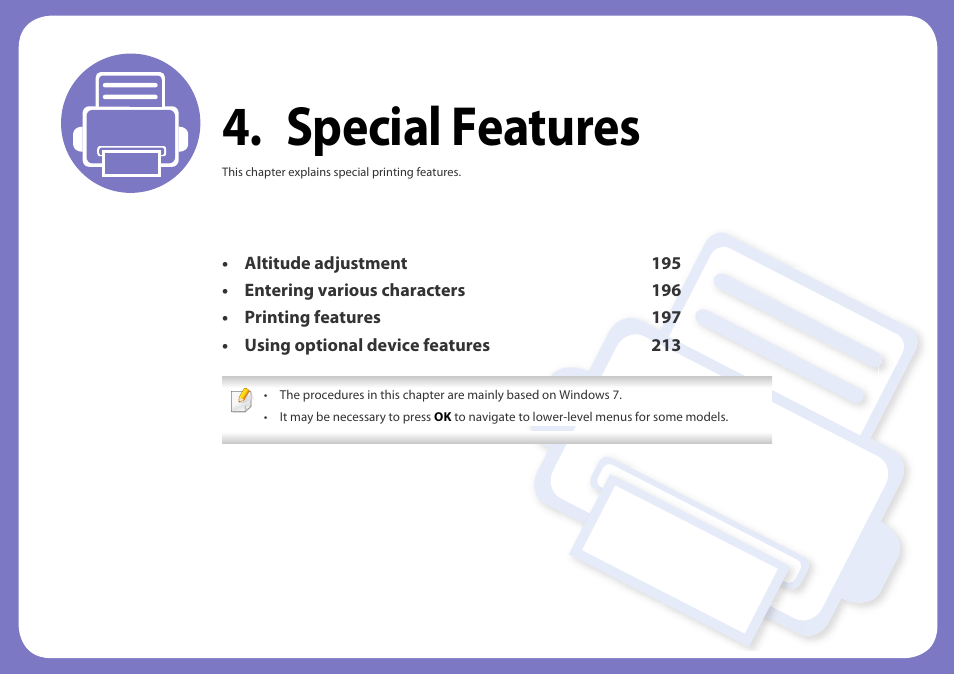 Special features | Samsung CLP-415NW-XAA User Manual | Page 193 / 270