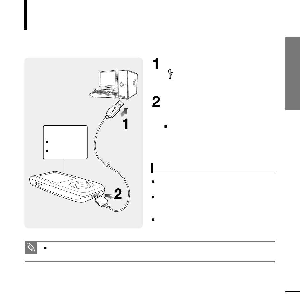 Charging the battery | Samsung YP-T9BQB-XAP User Manual | Page 11 / 85
