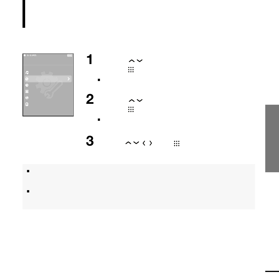 Setting record | Samsung YP-T9BQB-XAP User Manual | Page 71 / 85