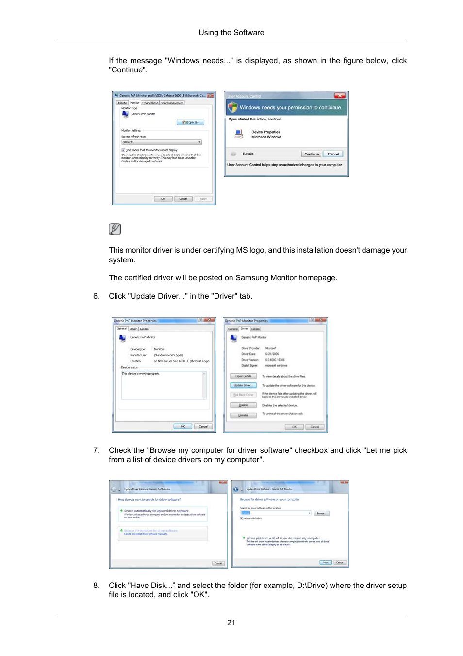 Samsung LS23MYZKFV-XAA User Manual | Page 22 / 75