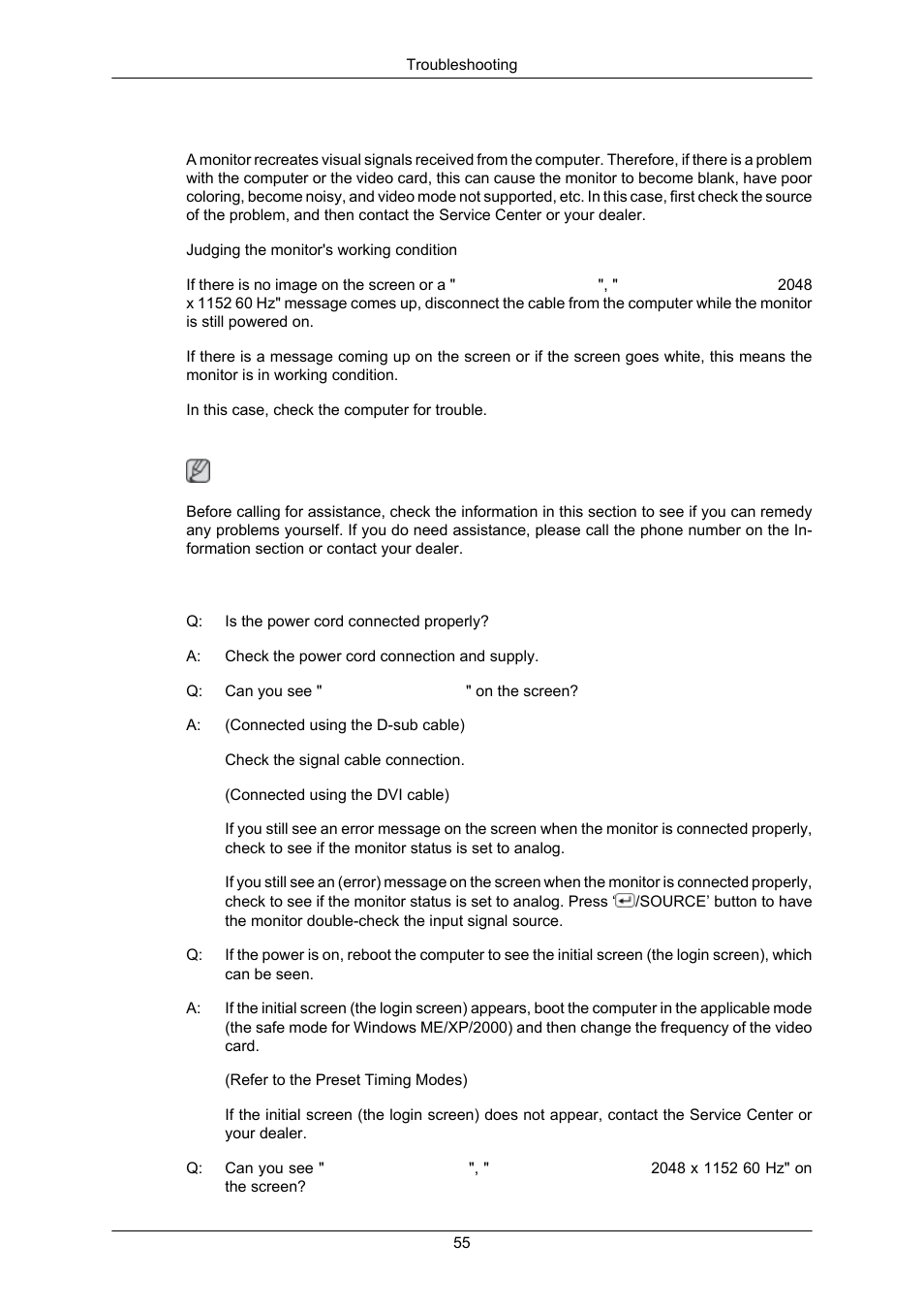 Useful tips, Check list | Samsung LS23MYZKFV-XAA User Manual | Page 57 / 75