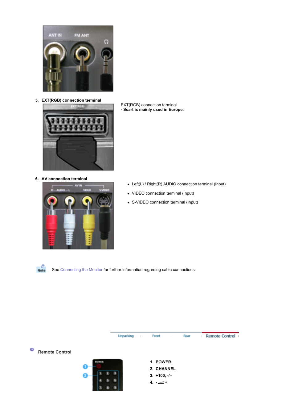 Remote control | Samsung LS17MHFSSA-XAZ User Manual | Page 13 / 72