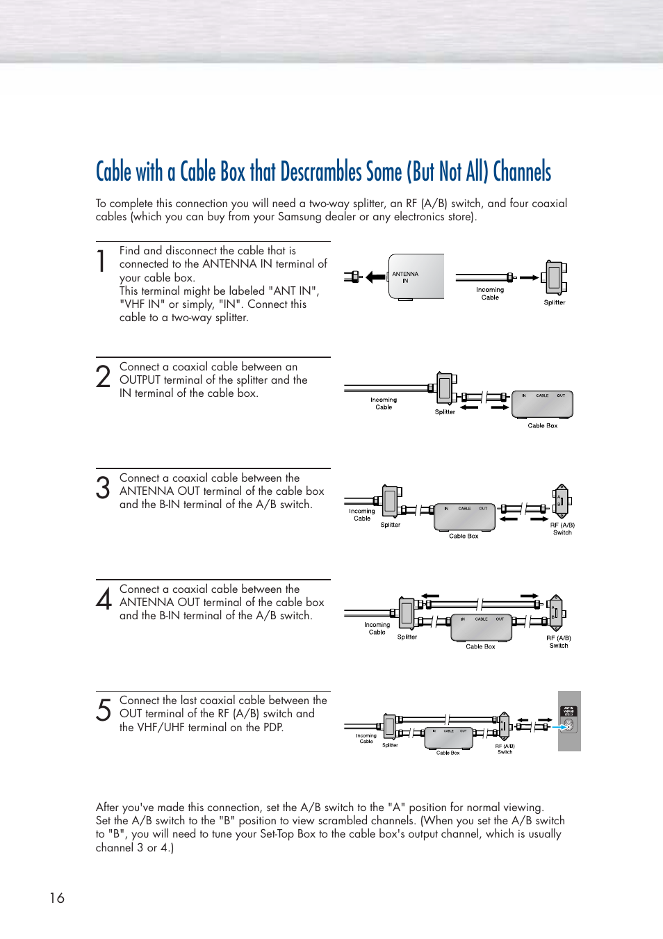 Samsung HPP3761X-XAC User Manual | Page 16 / 96