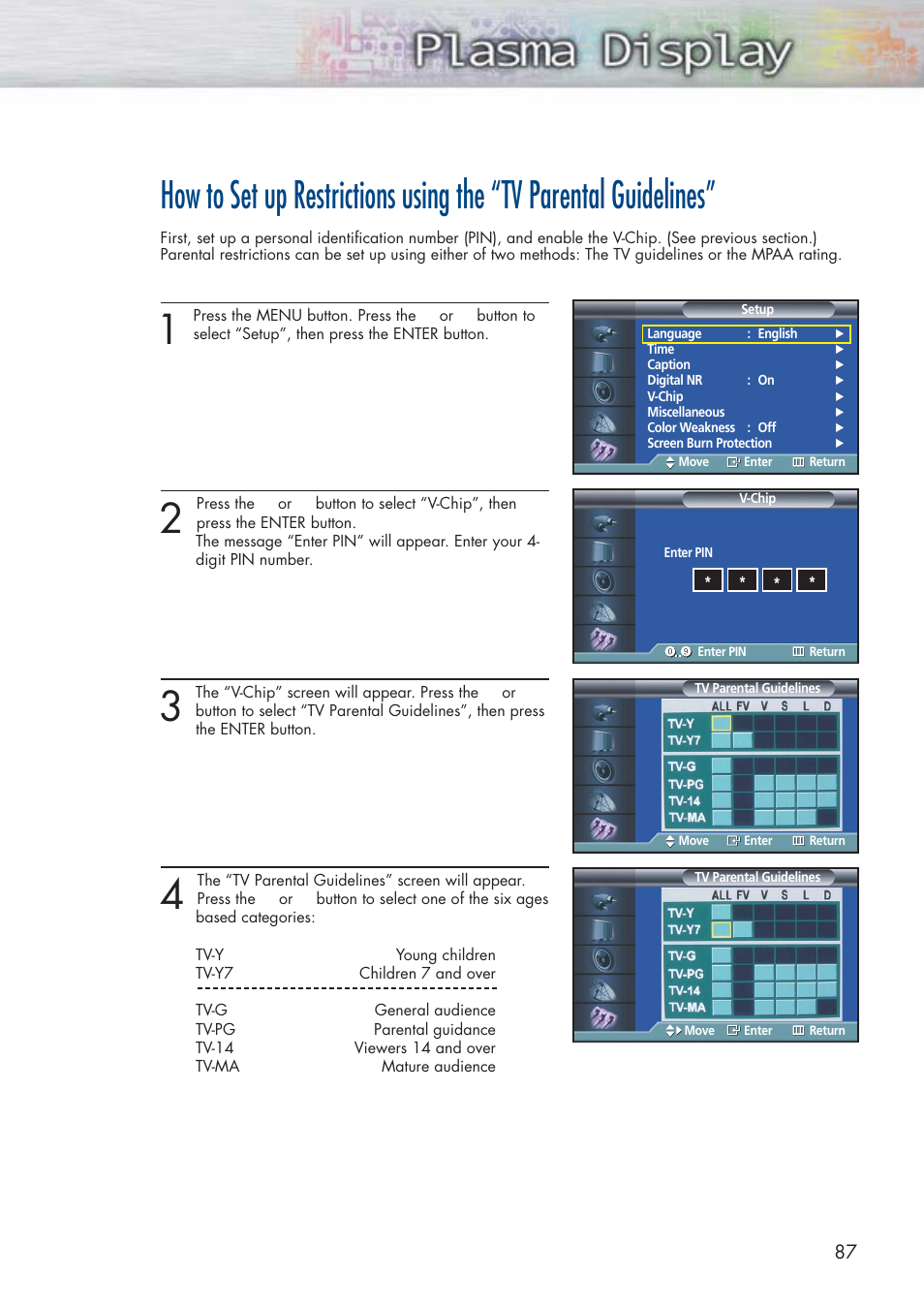 Samsung HPP3761X-XAC User Manual | Page 87 / 96