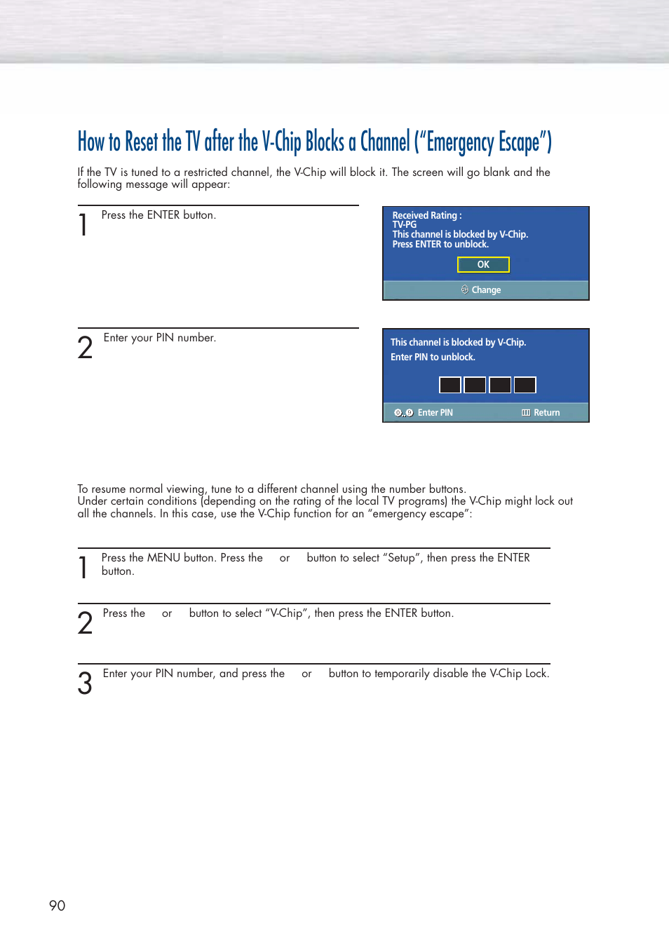 Samsung HPP3761X-XAC User Manual | Page 90 / 96
