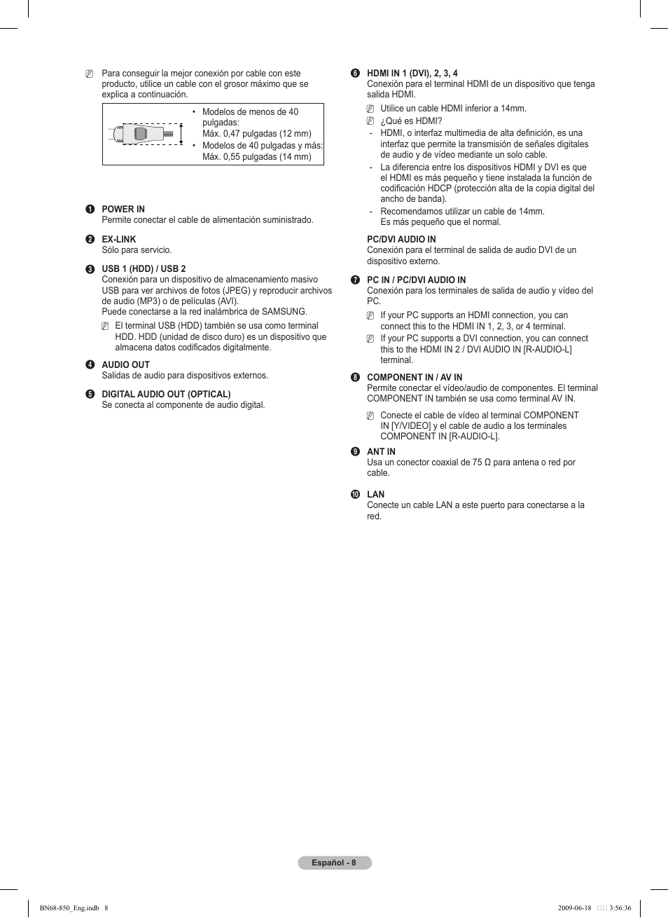 Samsung PN50B860Y2FXZA User Manual | Page 108 / 284