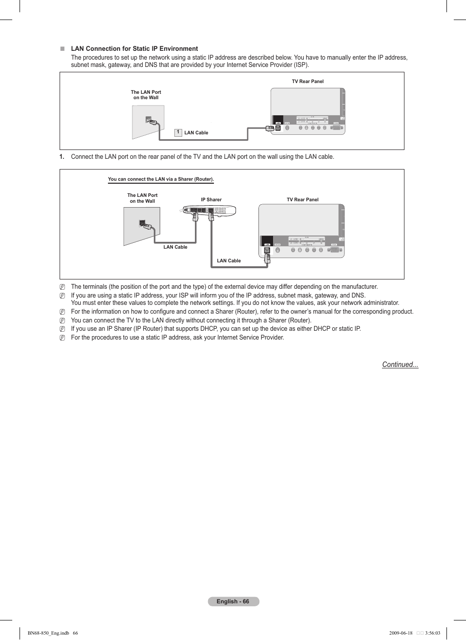 Continued | Samsung PN50B860Y2FXZA User Manual | Page 66 / 284