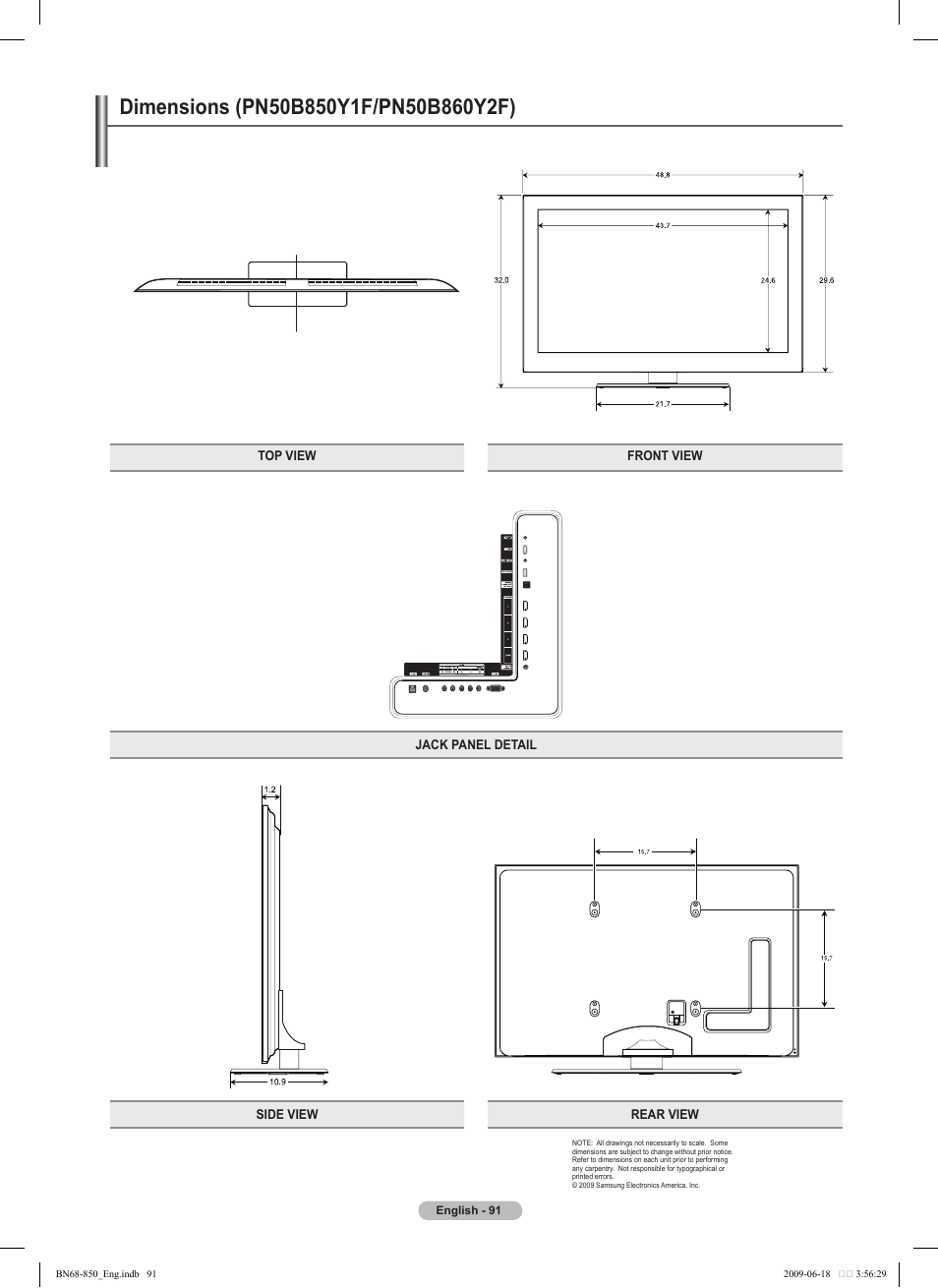 Samsung PN50B860Y2FXZA User Manual | Page 91 / 284