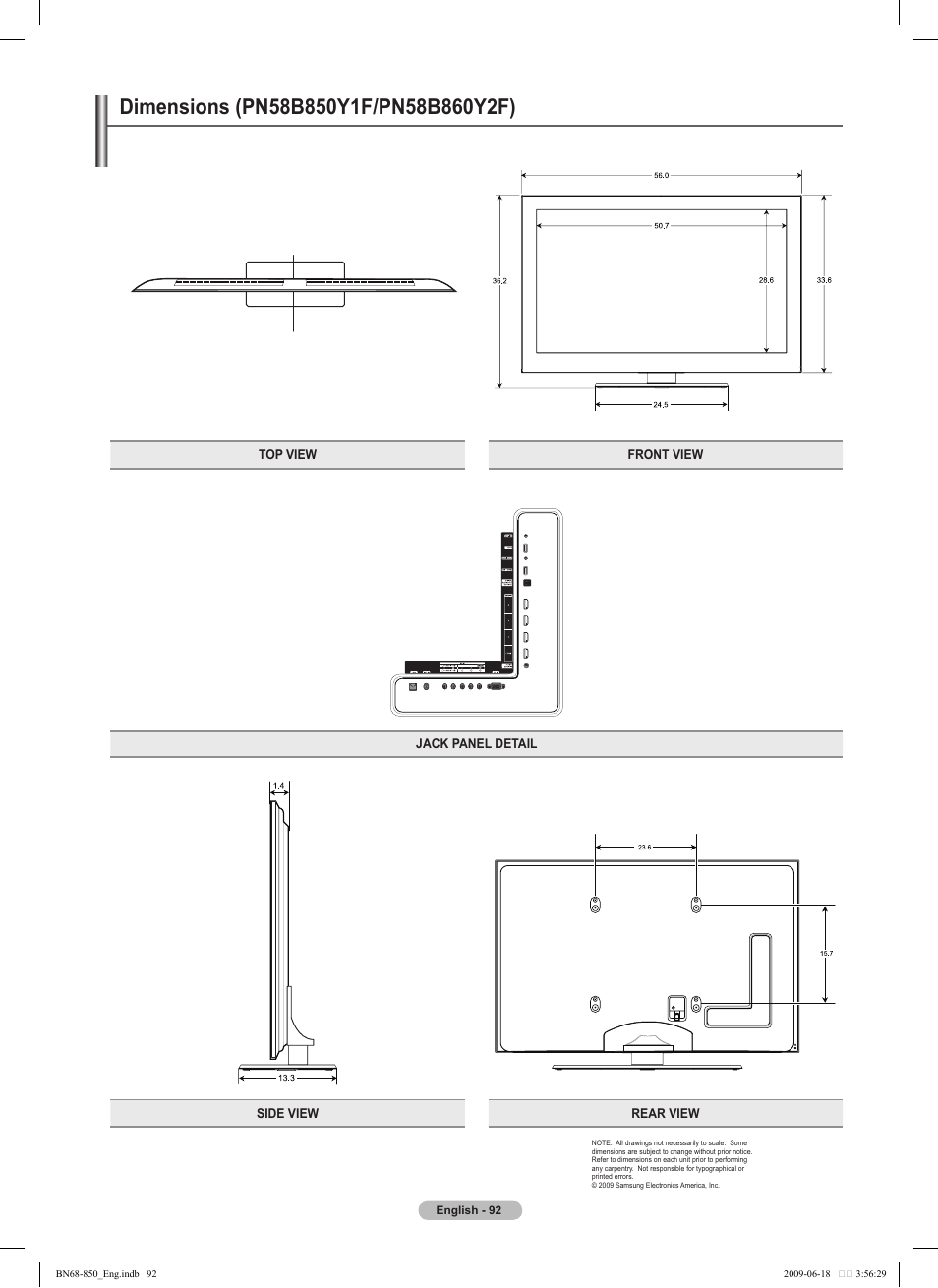 Samsung PN50B860Y2FXZA User Manual | Page 92 / 284