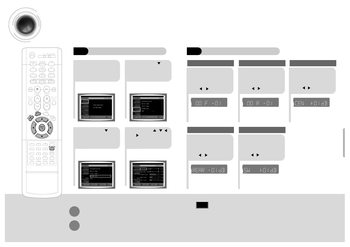 Setting the audio quality, 49 setting the audio quality | Samsung HTDB650TH-XAX User Manual | Page 26 / 36