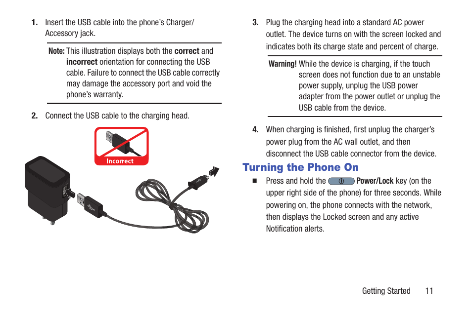 Turning the phone on | Samsung SCH-L710RWBXAR User Manual | Page 17 / 240