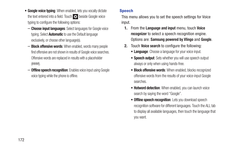 Speech | Samsung SCH-L710RWBXAR User Manual | Page 178 / 240