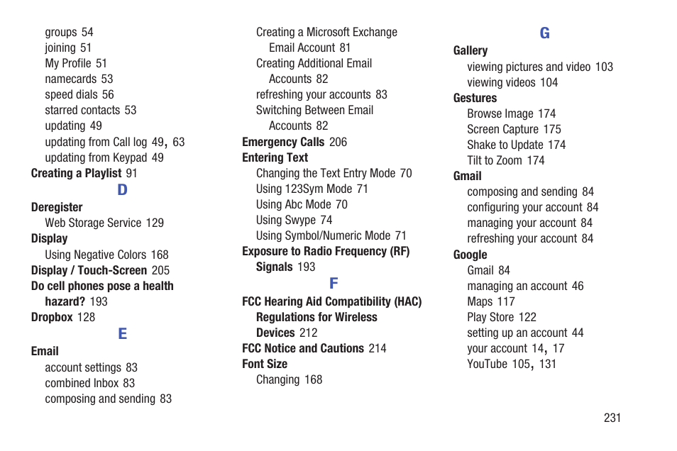 Samsung SCH-L710RWBXAR User Manual | Page 237 / 240