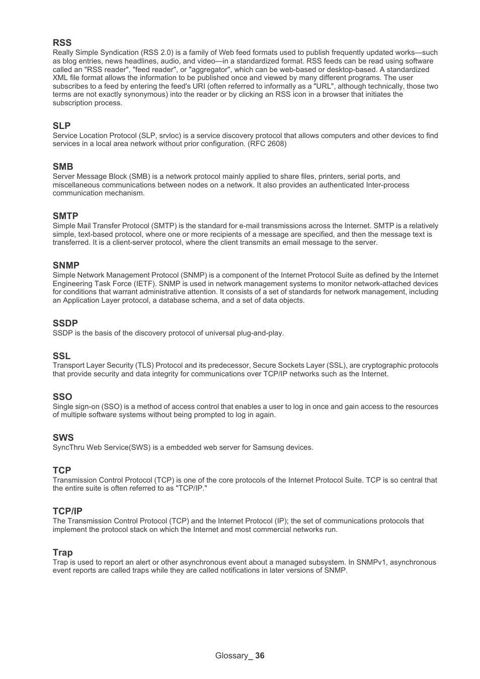 Samsung ML-3471ND-XAR User Manual | Page 36 / 39