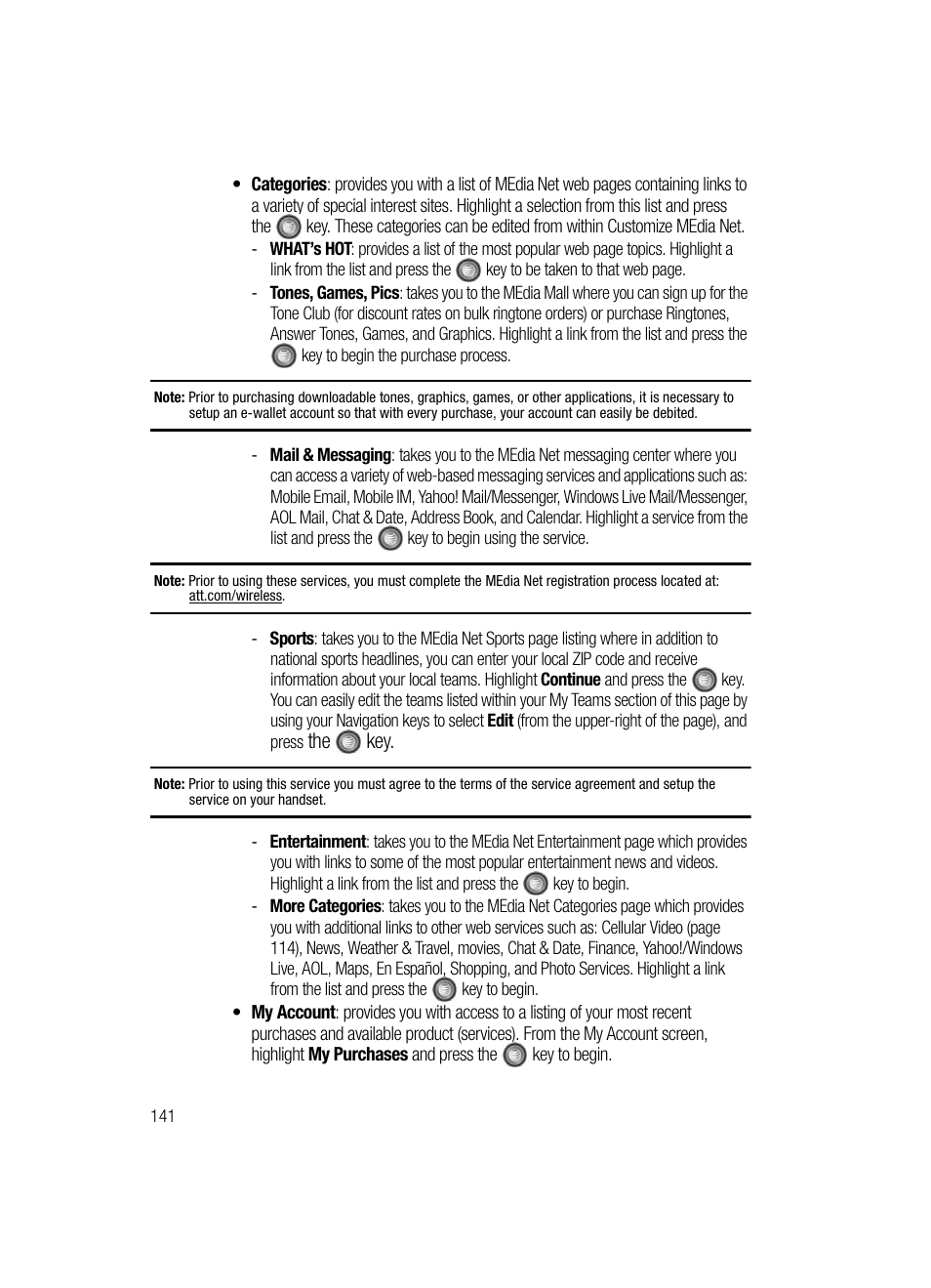 Samsung SGH-A727ZKAATT User Manual | Page 144 / 185