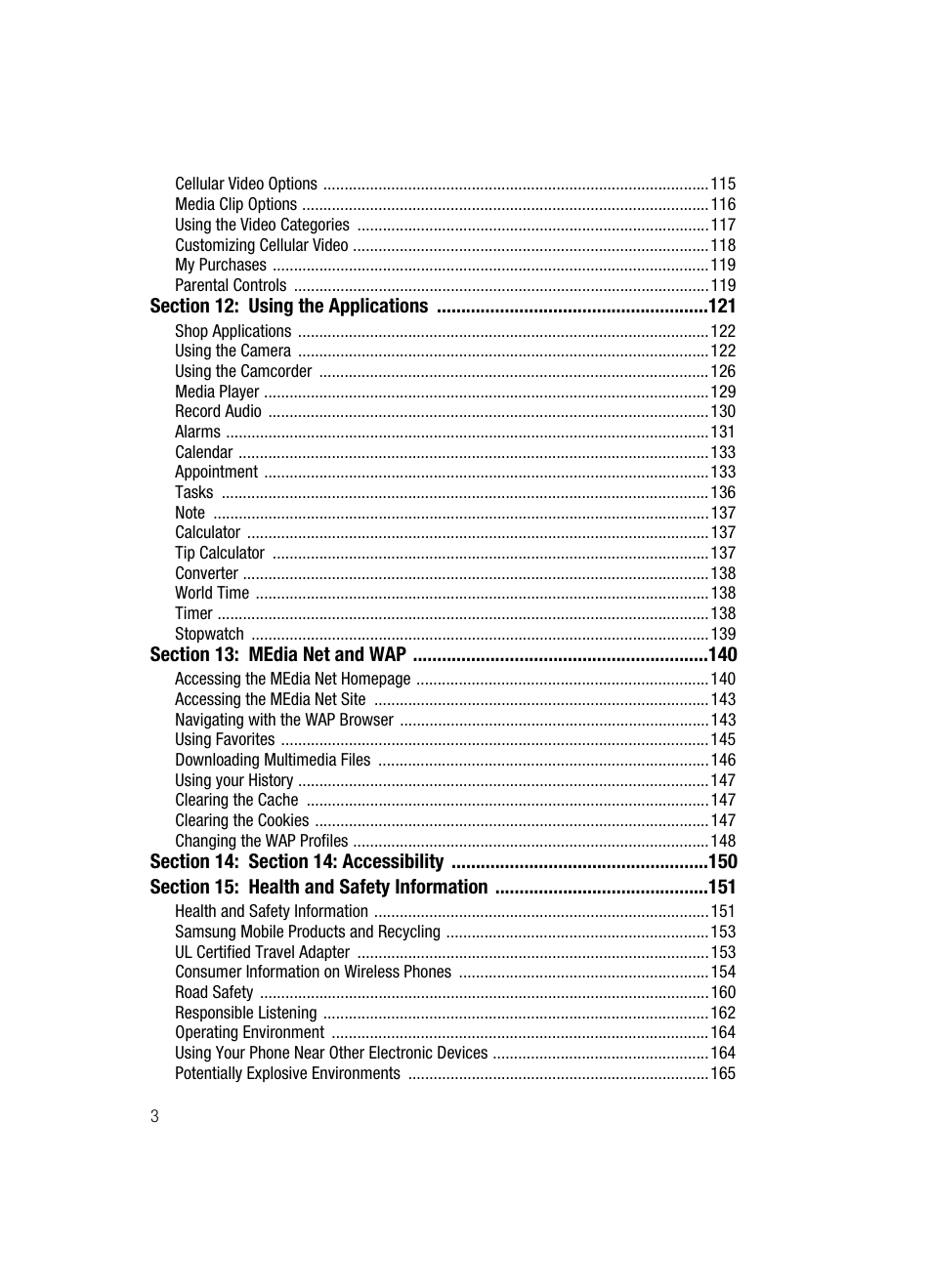 Samsung SGH-A727ZKAATT User Manual | Page 6 / 185