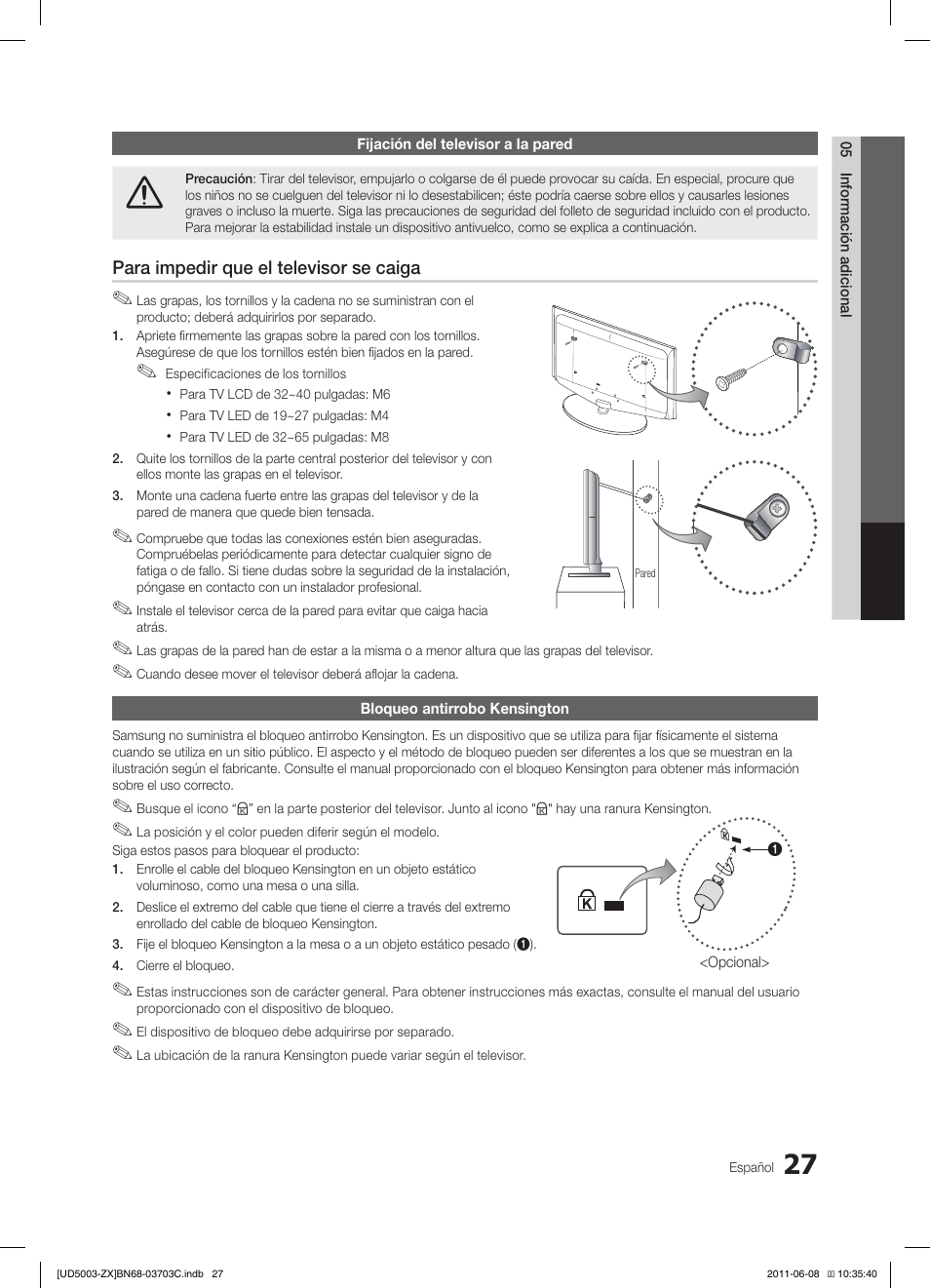 Samsung UN26D4003BDXZA User Manual | Page 58 / 64