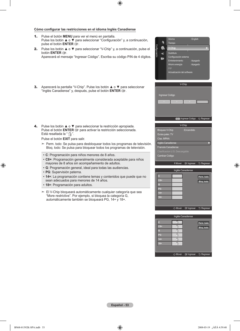 Samsung LN46A580P6FXZA User Manual | Page 156 / 196