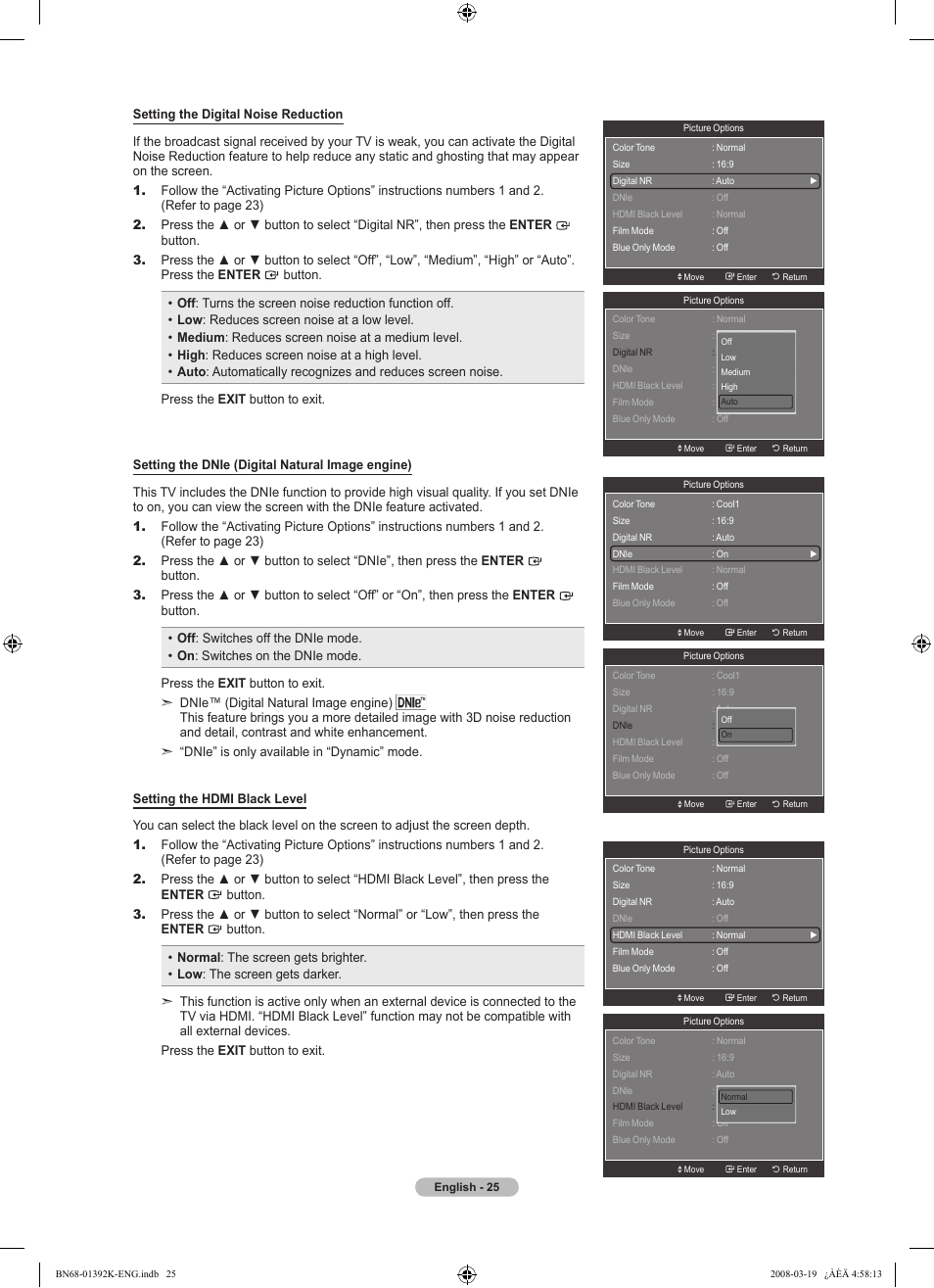 Samsung LN46A580P6FXZA User Manual | Page 27 / 196