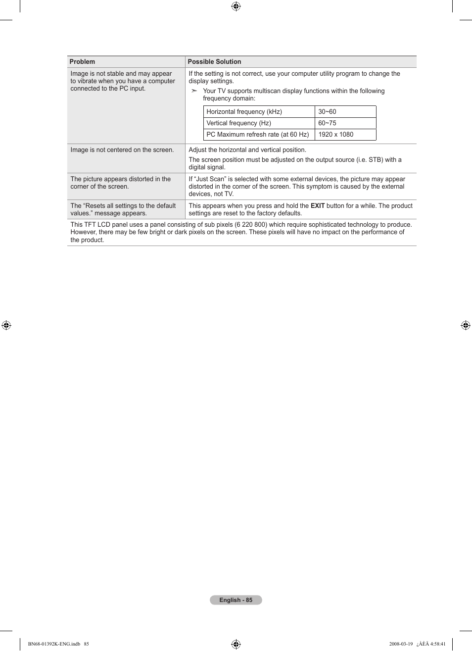 Samsung LN46A580P6FXZA User Manual | Page 87 / 196