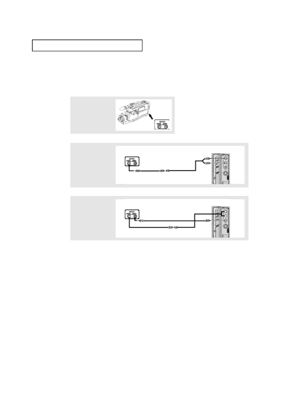 Connecting a camcorder | Samsung TXN2668WHAXXAA User Manual | Page 20 / 68