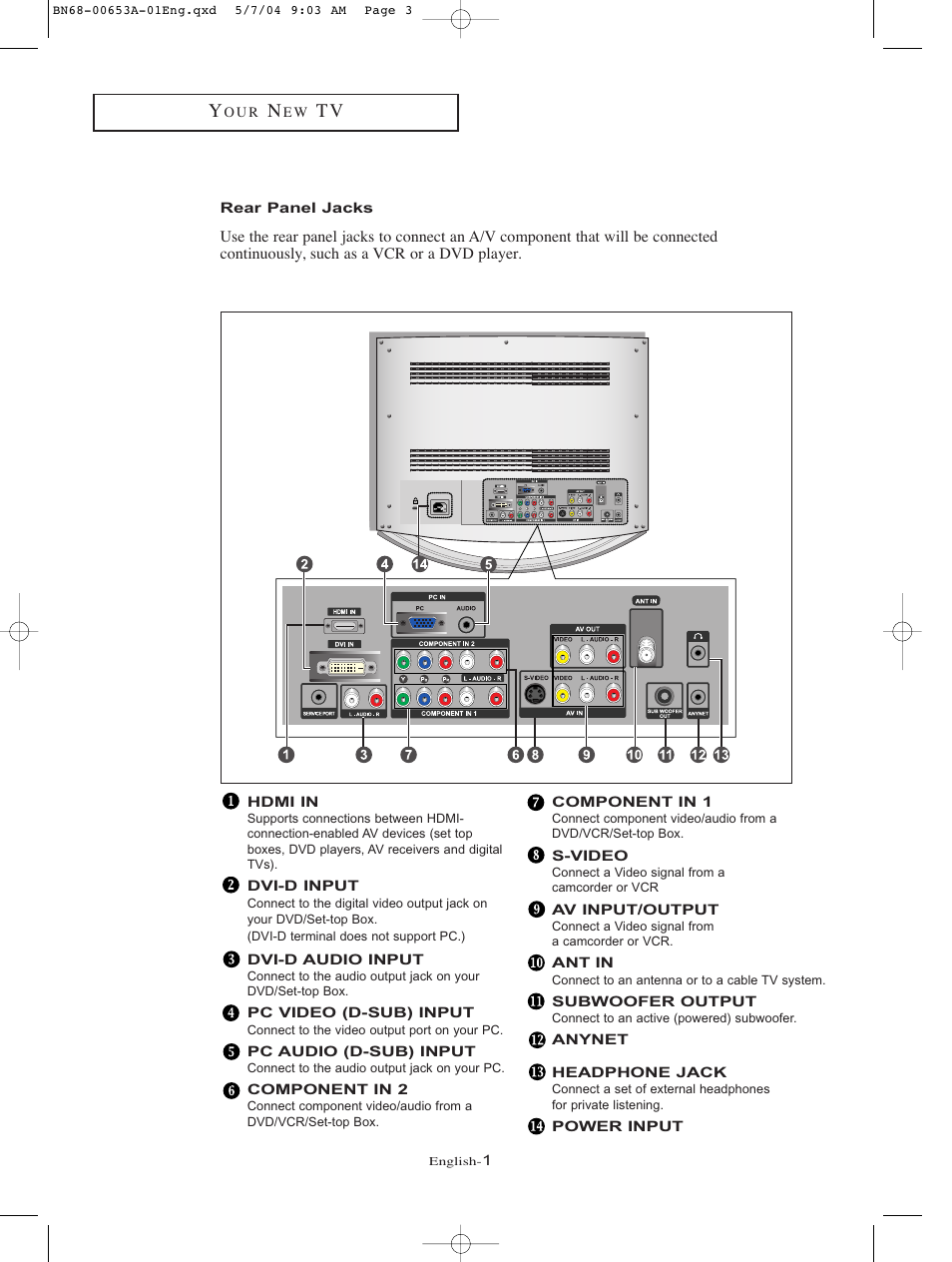 Samsung LTP326WX-XAC User Manual | 6 pages