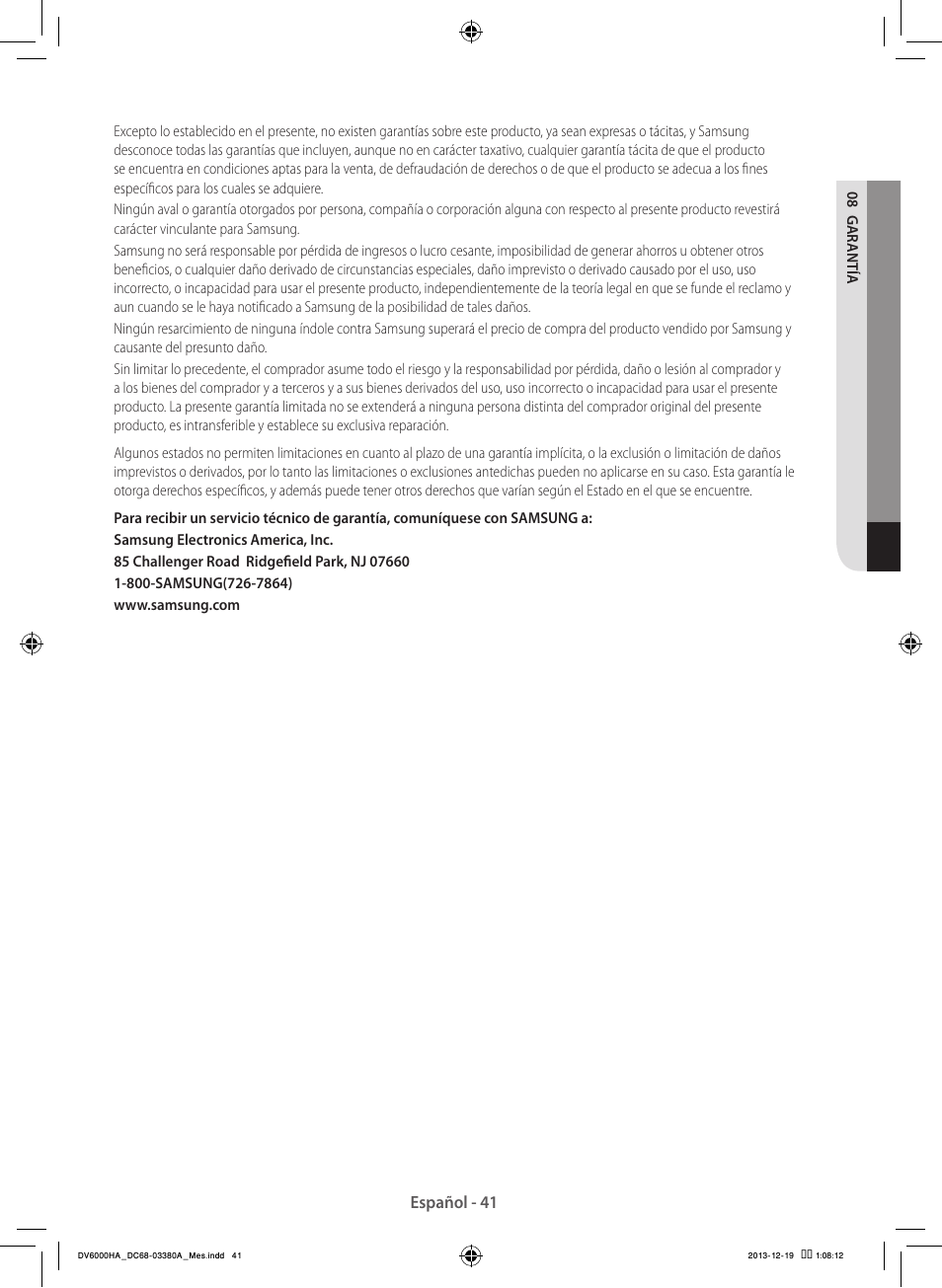 Samsung DV42H5600EG-AC User Manual | Page 129 / 132