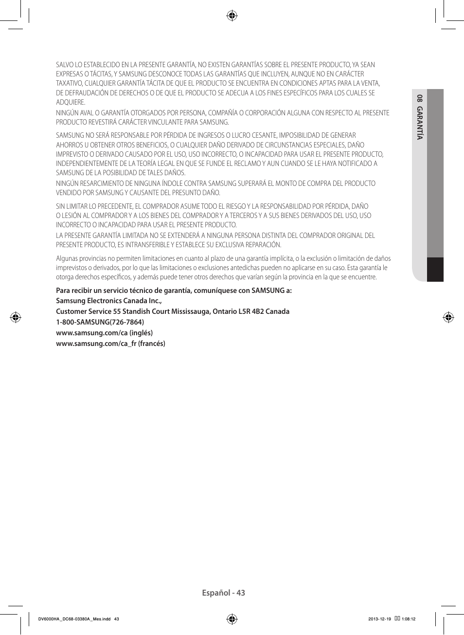 Samsung DV42H5600EG-AC User Manual | Page 131 / 132