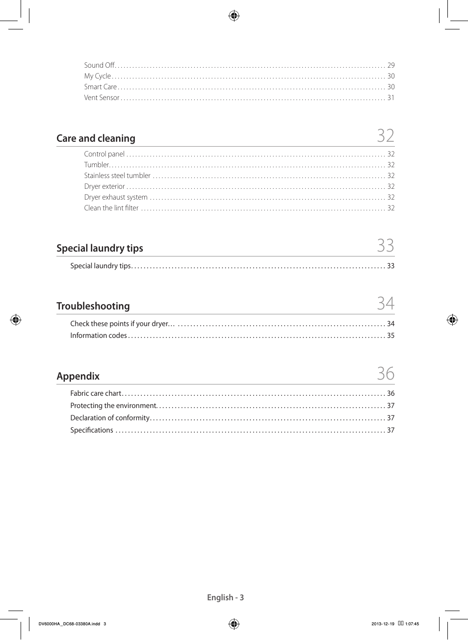 Samsung DV42H5600EG-AC User Manual | Page 3 / 132
