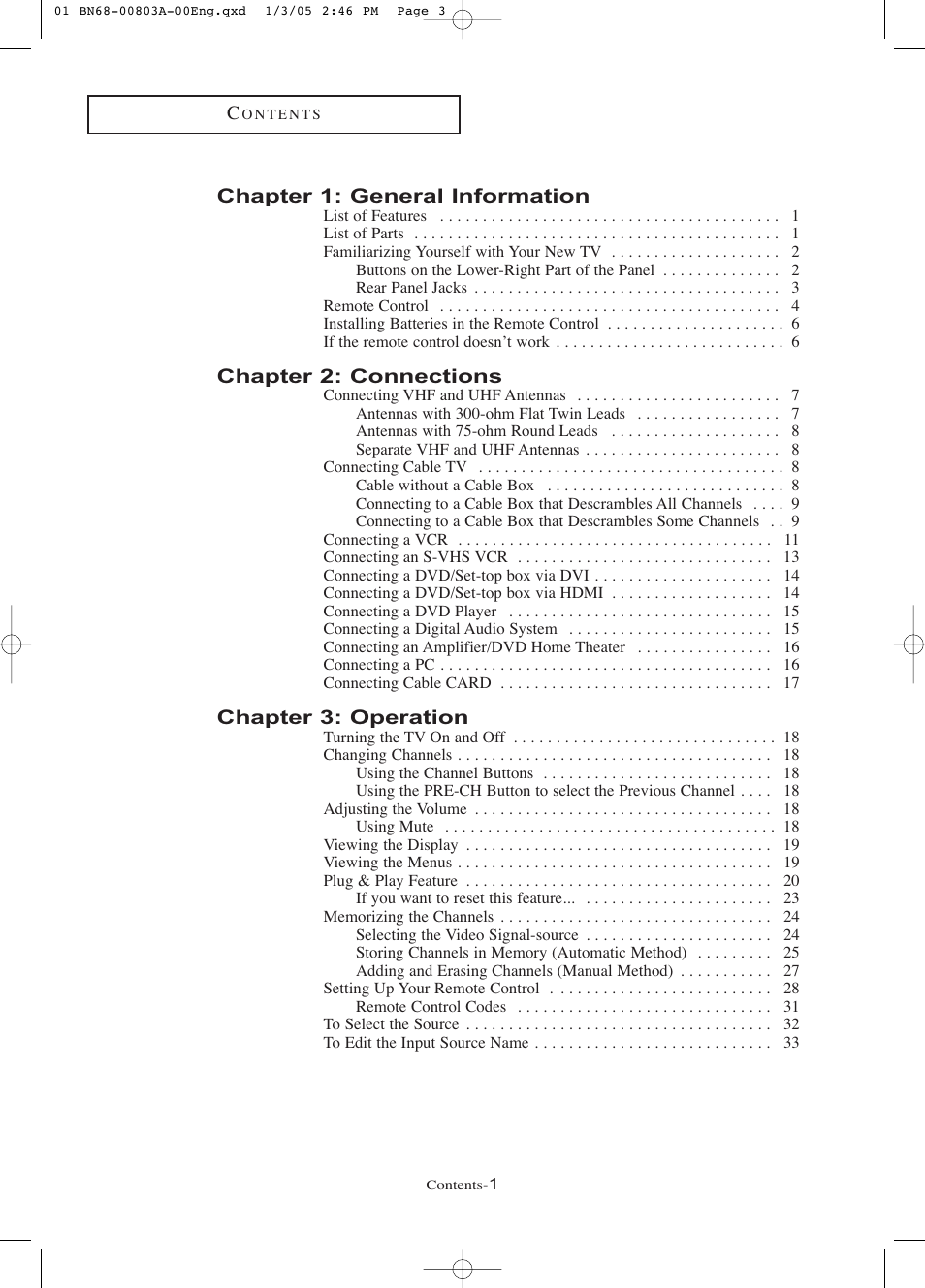 Samsung LNR408DX-XAA User Manual | Page 4 / 120