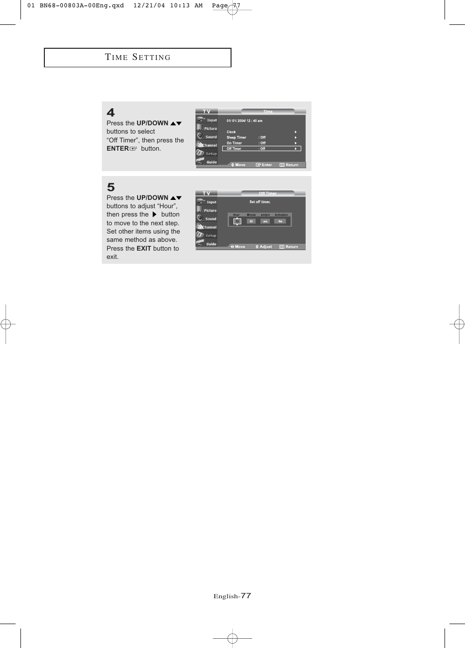 Samsung LNR408DX-XAA User Manual | Page 83 / 120