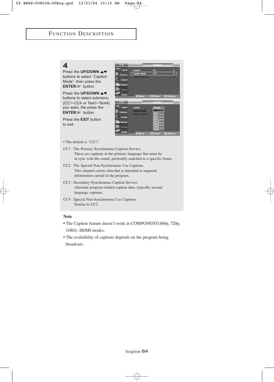 Samsung LNR408DX-XAA User Manual | Page 90 / 120