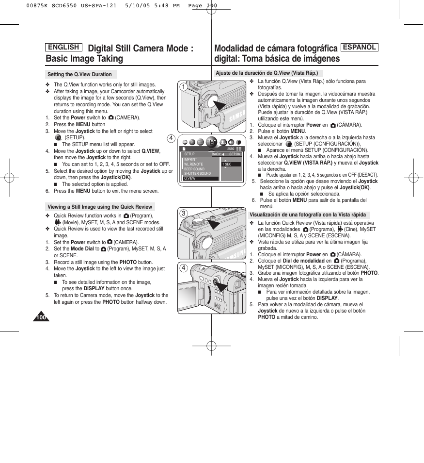 Samsung SC-D6550-XAA User Manual | Page 100 / 154