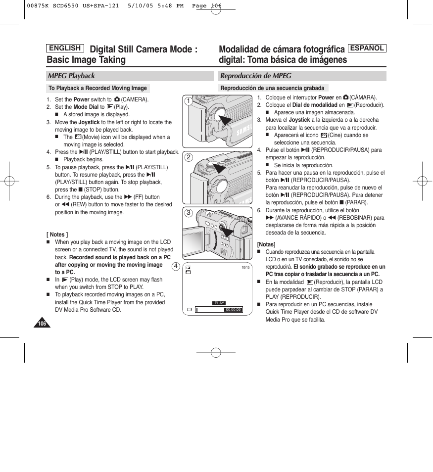 Samsung SC-D6550-XAA User Manual | Page 106 / 154