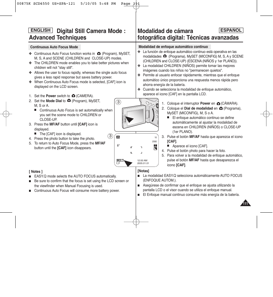 Samsung SC-D6550-XAA User Manual | Page 111 / 154