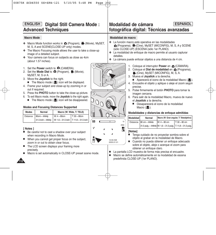 Samsung SC-D6550-XAA User Manual | Page 112 / 154