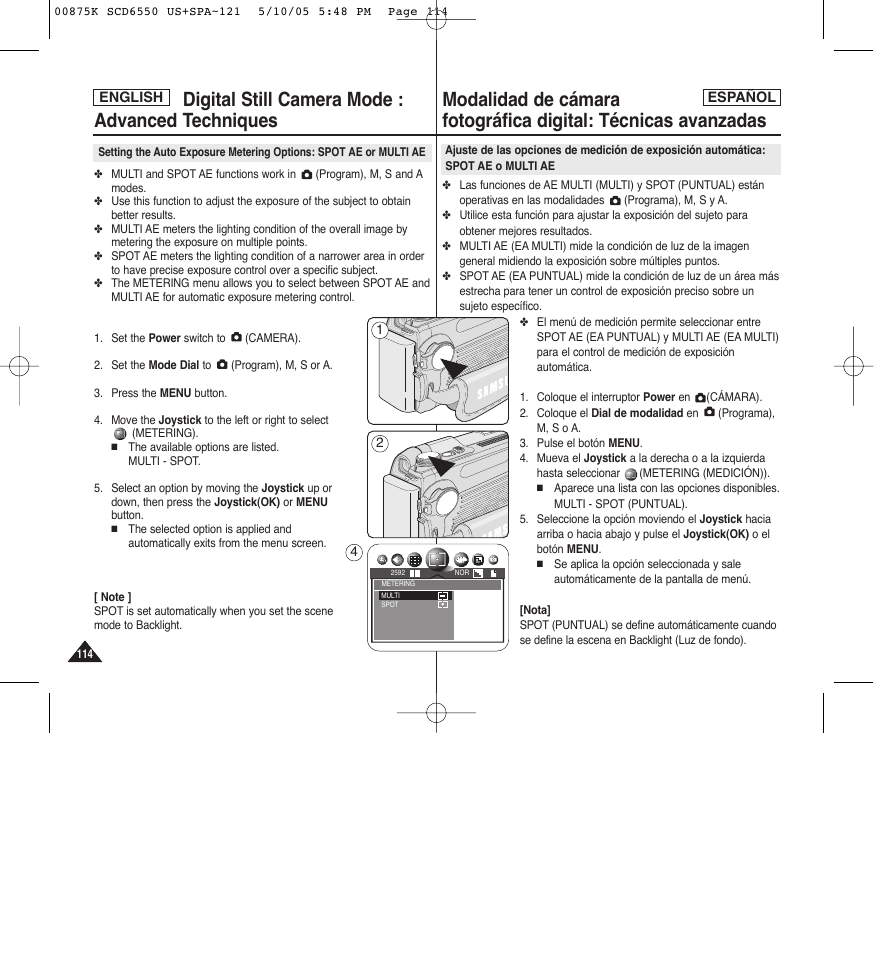 Samsung SC-D6550-XAA User Manual | Page 114 / 154