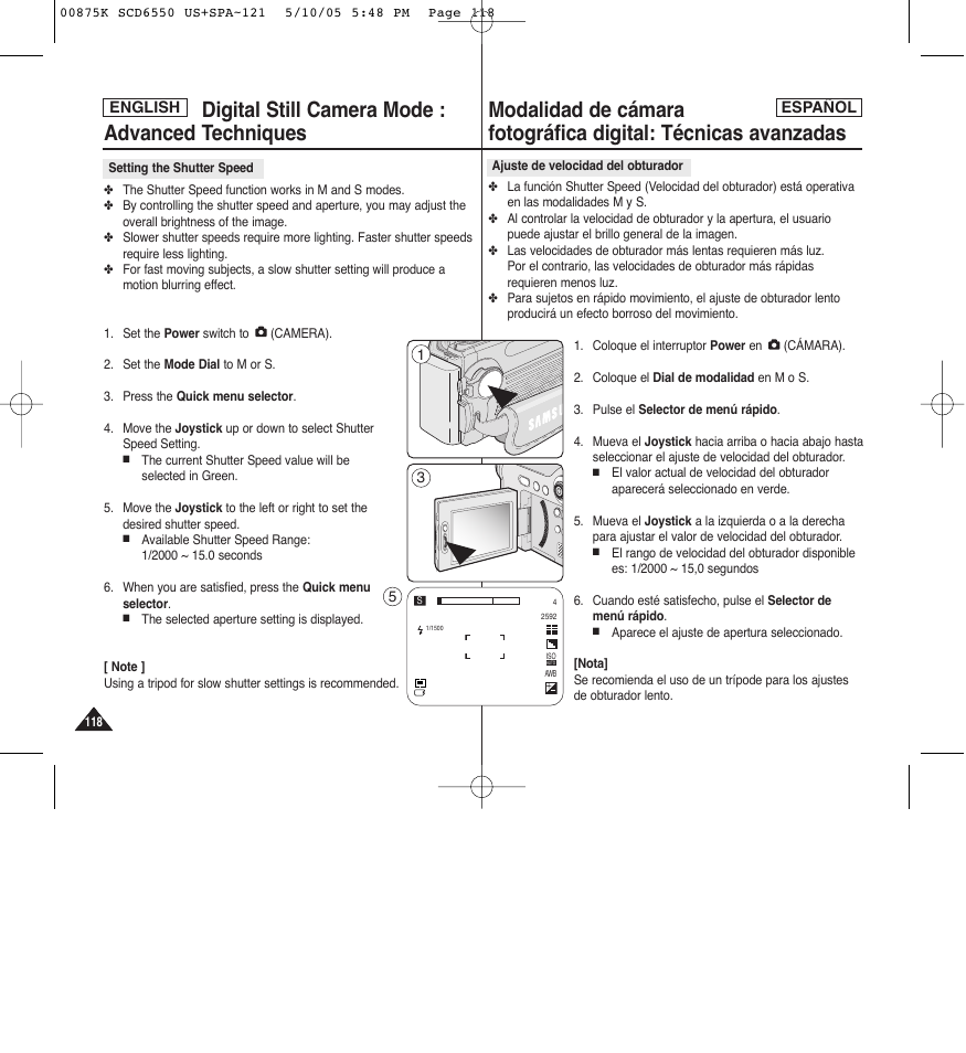 Samsung SC-D6550-XAA User Manual | Page 118 / 154