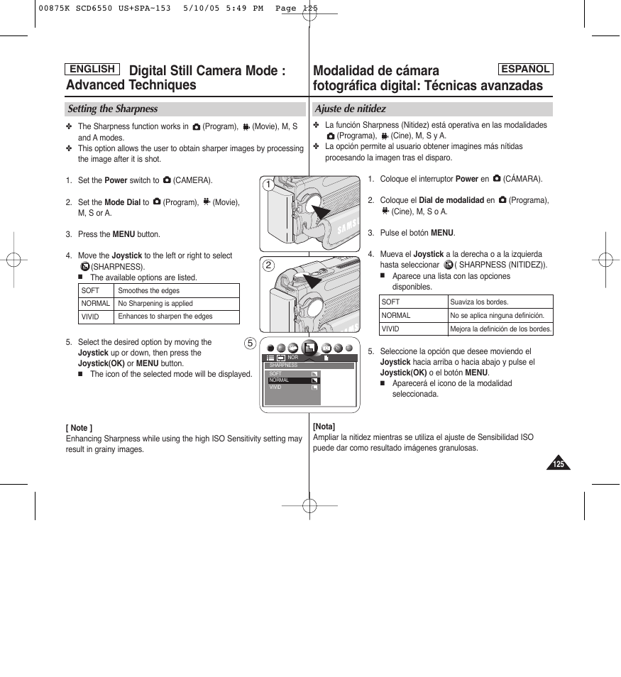 Samsung SC-D6550-XAA User Manual | Page 125 / 154