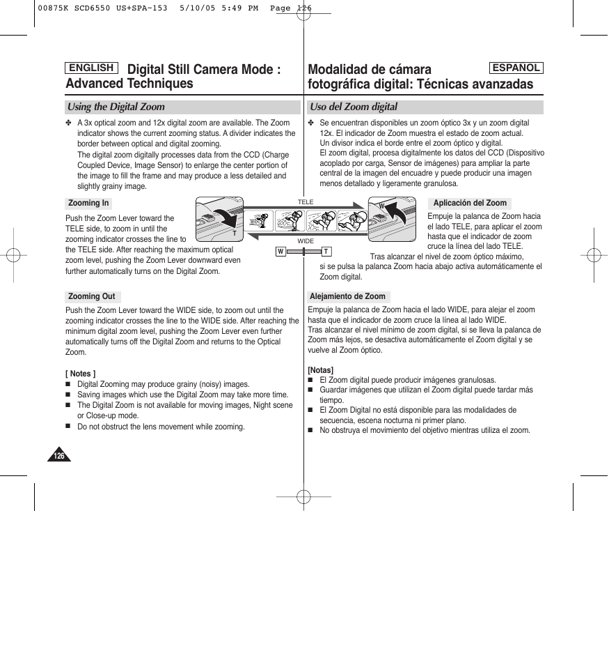 Samsung SC-D6550-XAA User Manual | Page 126 / 154